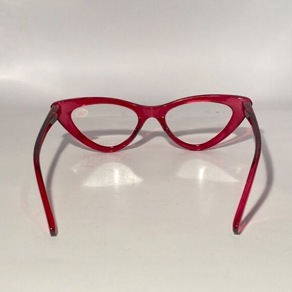 1130 Emma Cateye Reading Glasses 2.50 Red Readers NWT - Picture 5 of 9
